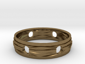 Ring18(18mm) in Natural Bronze