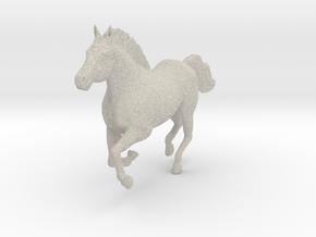 Mustang Horse - Galloping Pose in Natural Sandstone