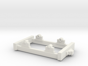 Gn15 Small Truck Chassis in White Natural Versatile Plastic