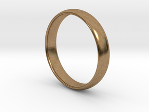 Ring - Basic Band - Comfort Fit - Size 8.5 in Natural Brass