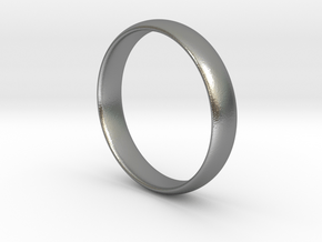 Ring - Basic Band - Comfort Fit - Size 8.5 in Natural Silver