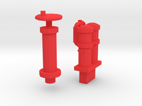009 Sentinel - Parts 2 & 3 (Cab Details) in Red Processed Versatile Plastic