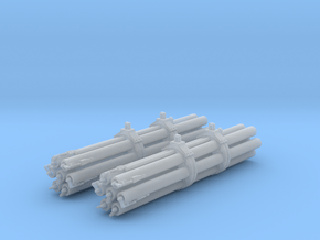 M158 Pair Rocket Pods 1/48 Scale (Unloaded) in Tan Fine Detail Plastic