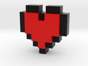bitc Pixel Heart in Full Color Sandstone