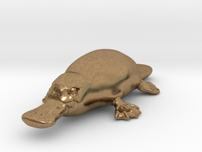 Platypus in Natural Brass