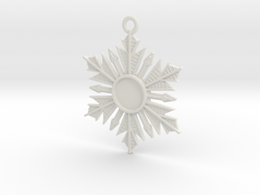 Anna's Wishing Star Pendant (Once Upon a Time) in White Natural Versatile Plastic