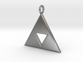 Triforce in Natural Silver