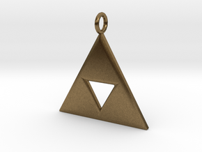 Triforce in Natural Bronze