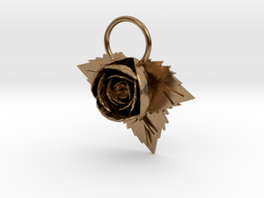 Rose in Natural Brass