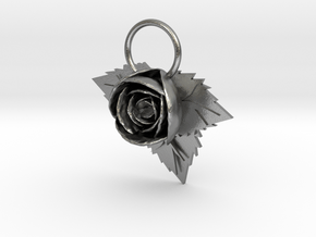 Rose in Natural Silver