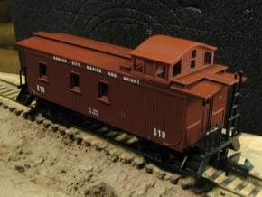 A29 N 'Bombay' roof caboose cupola for AthearnMDC in Smooth Fine Detail Plastic