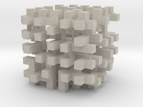 cube_10 in Natural Sandstone
