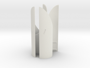 Engines - Front Heatshields V0.1 in White Natural Versatile Plastic