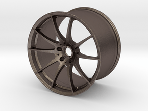 Scaled Performance Wheel 2 in Polished Bronzed Silver Steel