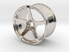 Scaled 1:12 5 Spoke Performance Wheel in Platinum