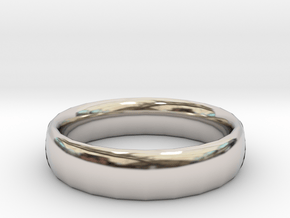 plain Ring Size 22x22 in Platinum