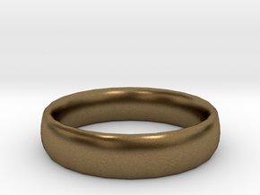 plain Ring Size 22x22 in Natural Bronze