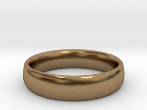 plain Ring Size 22x22 in Natural Brass