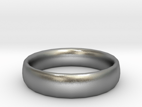 plain Ring Size 22x22 in Natural Silver