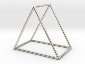 Triangle Bracelet -  Small in Platinum