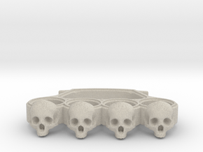 Knuckles skull edition in Natural Sandstone
