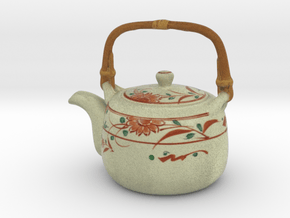 The Asian Teapot-2 in Full Color Sandstone