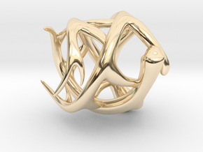 Antler Ring - Size 7(UPDATED) in 14K Yellow Gold