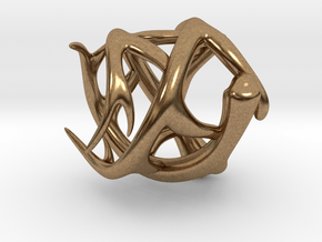 Antler Ring - Size 7(UPDATED) in Natural Brass