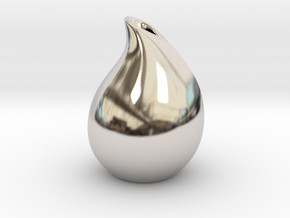 Droplet vase in Platinum
