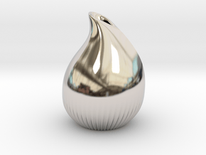 Drop vase in Platinum