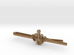 Game of Thrones: House Greyjoy Tie Clip in Natural Brass