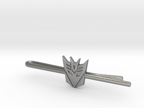Transformers: Decepticons Tie Clip in Natural Silver