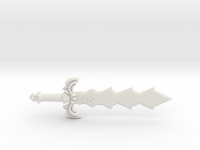 Demon King Sword in White Natural Versatile Plastic