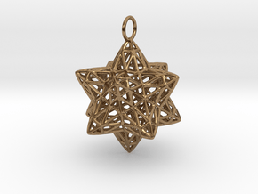Christmas Bauble 2 in Natural Brass