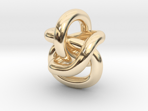 Pendant Continuous Knot in 14K Yellow Gold