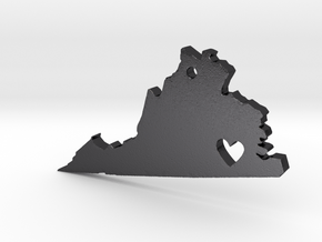 I love Virginia Pendant in Polished and Bronzed Black Steel
