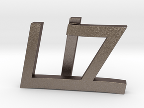 Liz in Polished Bronzed Silver Steel