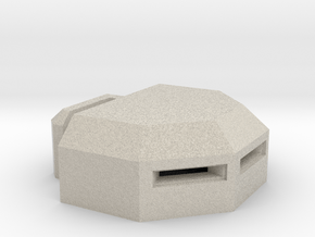 MG Pillbox 3 in Natural Sandstone