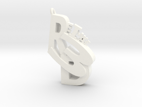 ReImage 3D bling! in White Processed Versatile Plastic