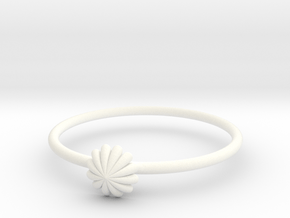 Bague Chantilly in White Processed Versatile Plastic