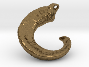 Ram Horn 30mm  in Natural Bronze