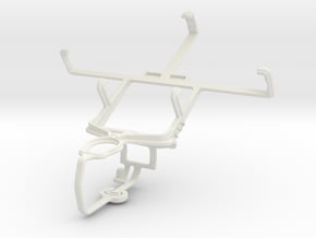 Controller mount for PS3 & verykool RS75 in White Natural Versatile Plastic