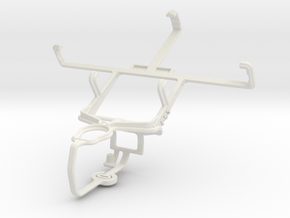Controller mount for PS3 & Xolo A500 in White Natural Versatile Plastic