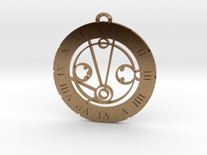 Michael - Pendant in Natural Brass