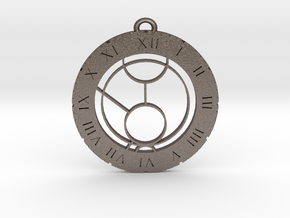 Max - Pendant in Polished Bronzed Silver Steel