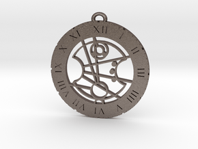 Marcus - Pendant in Polished Bronzed Silver Steel