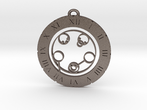 Lincoln - Pendant in Polished Bronzed Silver Steel