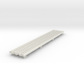 R-165-girder-bridge-rails-100-1a-x4 in White Natural Versatile Plastic
