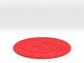 Izzet Coaster in Red Processed Versatile Plastic