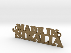 Made in 'STRALIA Pendant in Natural Bronze